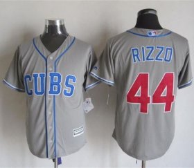 Wholesale Cheap Cubs #44 Anthony Rizzo Grey Alternate Road New Cool Base Stitched MLB Jersey