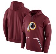 Wholesale Cheap Men's Washington Redskins Nike Burgundy Champ Drive Vapor Speed Pullover Hoodie