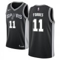 Wholesale Cheap Men's Nike San Antonio Spurs #11 Bryn Forbes Black Basketball Swingman Icon Edition Jersey