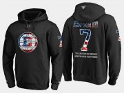 Wholesale Cheap Bruins #7 Phil Esposito NHL Banner Wave Usa Flag Black Hoodie