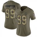 Wholesale Cheap Nike Bears #99 Dan Hampton Olive/Camo Women's Stitched NFL Limited 2017 Salute to Service Jersey