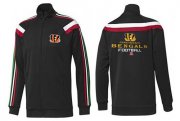 Wholesale Cheap NFL Cincinnati Bengals Victory Jacket Black_1