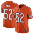 Wholesale Cheap Nike Bears #52 Khalil Mack Orange Youth Stitched NFL Limited Rush Jersey