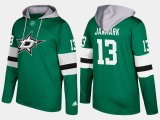 Wholesale Cheap Stars #13 Mattias Janmark Green Name And Number Hoodie