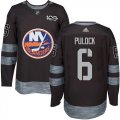 Wholesale Cheap Adidas Islanders #6 Ryan Pulock Black 1917-2017 100th Anniversary Stitched NHL Jersey