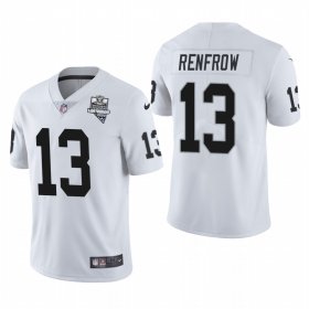 Wholesale Cheap Las Vegas Raiders #13 Hunter Renfrow Men\'s Nike 2020 Inaugural Season Vapor Limited NFL Jersey White