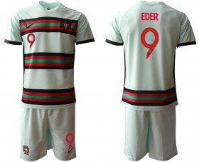 Wholesale Cheap Men 2021 European Cup Portugal away grey 9 Soccer Jersey2