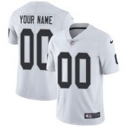 Wholesale Cheap Men's Las Vegas Raiders Customized White Stitched Vapor Untouchable Limited Football Jersey