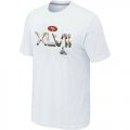 Wholesale Cheap Men's San Francisco 49ers Super Bowl XLVII On Our Way T-Shirt White