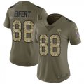 Wholesale Cheap Nike Jaguars #88 Tyler Eifert Olive/Camo Women's Stitched NFL Limited 2017 Salute To Service Jersey