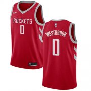 Wholesale Cheap Nike Rockets #0 Russell Westbrook Red NBA Swingman Icon Edition Jersey