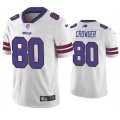 Wholesale Cheap Men's Buffalo Bills #80 Jamison Crowder White Vapor Untouchable Limited Stitched Jersey