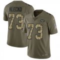 Wholesale Cheap Nike Jets #73 Joe Klecko Olive/Camo Men's Stitched NFL Limited 2017 Salute To Service Jersey