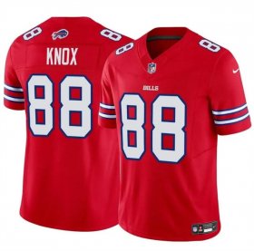 Men\'s Buffalo Bills #88 Dawson Knox Red 2024 F.U.S.E. Vapor Untouchable Limited Stitched Football Jersey