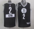 Wholesale Cheap Brooklyn Nets #2 Kevin Garnett Revolution 30 Swingman 2014 Christmas Day Black Jersey