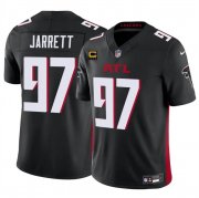 Cheap Men's Atlanta Falcons #97 Grady Jarrett Black 2024 F.U.S.E With 4-Star C Patch Vapor Untouchable Limited Stitched Football Jersey