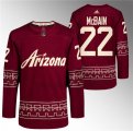 Cheap Men's Arizona Coyotes #22 Jack McBain Garnet Alternate Pro Jersey