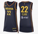 Cheap Women's Indiana Fever #22 Caitlin Clark Black Stitched Jersey