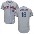 Wholesale Cheap Mets #18 Travis d'Arnaud Grey Flexbase Authentic Collection Stitched MLB Jersey