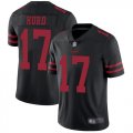 Wholesale Cheap Nike 49ers #17 Jalen Hurd Black Alternate Men's Stitched NFL Vapor Untouchable Limited Jersey