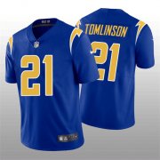 Wholesale Cheap Men's Los Angeles Chargers #21 LaDainian Tomlinson Royal Vapor Untouchable Limited Stitched Jersey