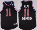 Wholesale Cheap 2015 NBA Western All-Stars #11 Klay Thompson Revolution 30 Swingman Black Jersey