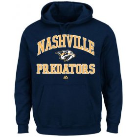 Wholesale Cheap Nashville Predators Majestic Heart & Soul Hoodie Navy Blue