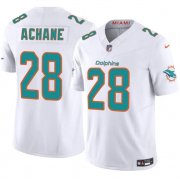 Cheap Men's Miami Dolphins #28 De'Von Achane White 2024 F.U.S.E. Vapor Limited Football Stitched Jersey