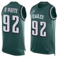 Wholesale Cheap Nike Eagles #92 Reggie White Midnight Green Team Color Men's Stitched NFL Limited Tank Top Jersey