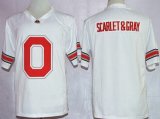 Wholesale Cheap Ohio State Buckeyes Blank Buckeyes Team Pride Fashion White Jersey