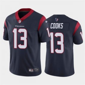 Wholesale Cheap Men\'s Houston Texans #13 Brandin Cooks New Navy Vapor Untouchable Limited Stitched NFL Jersey