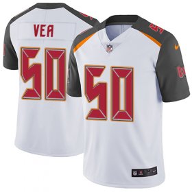 Wholesale Cheap Nike Buccaneers #50 Vita Vea White Men\'s Stitched NFL Vapor Untouchable Limited Jersey