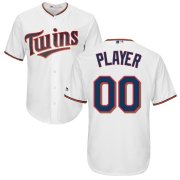 Wholesale Cheap Minnesota Twins Majestic Cool Base Custom Jersey White