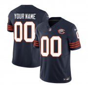 Men's Chicago Bears Active Player Custom 2023 F.U.S.E. Navy Throwback Limited Football Stitched Jersey