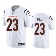 Wholesale Cheap Men's Cincinnati Bengals #23 Daxton Hill White Vapor Untouchable Limited Stitched Jersey