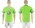 Wholesale Cheap Wolfsburg Blank Home Soccer Club Jersey