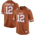 Wholesale Cheap Men's Texas Longhorns 12 Earl Thomas III Orange Nike College Jersey