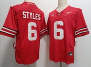 Cheap Men's Ohio State Buckeyes #6 Sonny Styles Red FUSE College Football Jersey