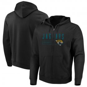 Wholesale Cheap Jacksonville Jaguars Majestic Hyper Stack Full-Zip Hoodie Black