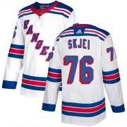 Wholesale Cheap Adidas Rangers #76 Brady Skjei White Away Authentic Stitched NHL Jersey