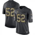 Wholesale Cheap Nike Cardinals #52 Mason Cole Black Men's Stitched NFL Limited 2016 Salute to Service Jersey