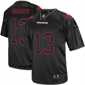 Wholesale Cheap Nike Buccaneers #13 Mike Evans Lights Out Black Men\'s Stitched NFL Elite Jersey