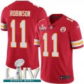 Wholesale Cheap Nike Chiefs #11 Demarcus Robinson Red Super Bowl LIV 2020 Team Color Youth Stitched NFL Vapor Untouchable Limited Jersey