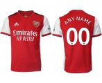 Wholesale Cheap Men 2021-2022 Club Arsenal home aaa version red customized Soccer Jersey