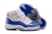 Wholesale Cheap Air Jordan 11 Womens Girls Shoes Blue/white-red