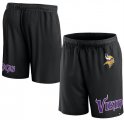 Cheap Men's Minnesota Vikings Black Shorts