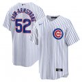 Cheap Men's Chicago Cubs #52 Pete Crow-Armstrong White 2024 Cool Base Stitched Baseball Jersey