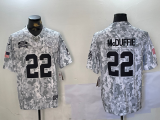 Cheap Men's Kansas City Chiefs #22 Trent McDuffie Arctic Camo 2024 FUSE Salute to Service Limited Stitched Jersey