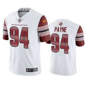 Wholesale Cheap Men\'s Washington Commanders #94 Daron Payne White Vapor Untouchable Stitched Football Jersey