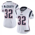 Wholesale Cheap Nike Patriots #32 Devin McCourty White Women's Stitched NFL Vapor Untouchable Limited Jersey